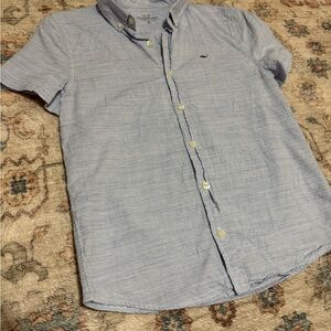 Vineyard Vines Boys Light Blue Button Down Shirt